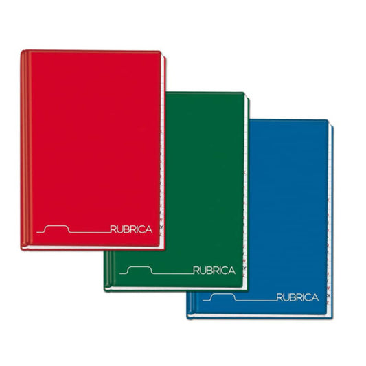 Rubrica cartonata Blasetti a fogli fissi - 1R - 70 g/m2 A4 - 384 fogli 1375