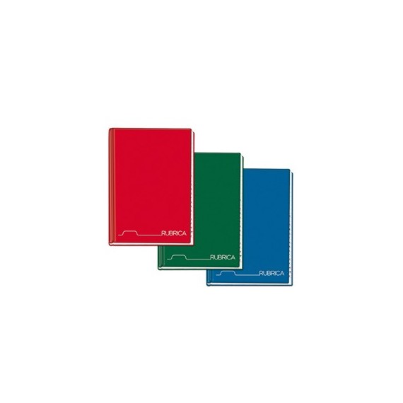 Rubrica cartonato - 1 rigo - A4 - 96 fogli - Blasetti