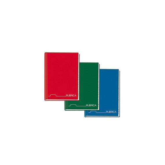 Rubrica cartonato - 1 rigo - A5 - 48 fogli - Blasetti