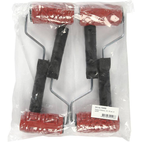 Rulli sagomati Creativ Company in set da 4 assortiti L. 10 cm 10466