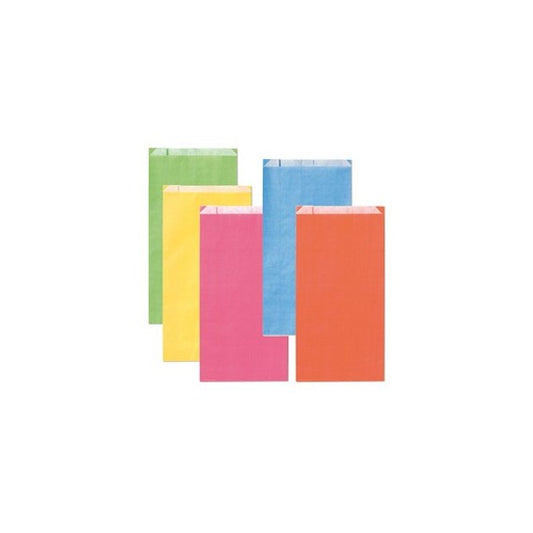 Sacchetto a soffietto - 12 x 22+4 cm - colori scuri assortiti - Rex Sadoch - conf. 100 pezzi