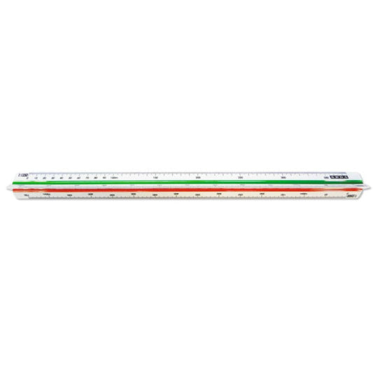 Scalimetro 30 cm Arda uso catasto 1:500 - 1000 - 1250 - 1500 - 2000 - 2500 - 111