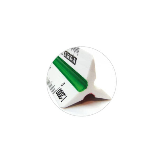 Scalimetro 30 cm Arda uso edilizia 1:100 - 200 - 250 - 300 - 400 - 500 - 109
