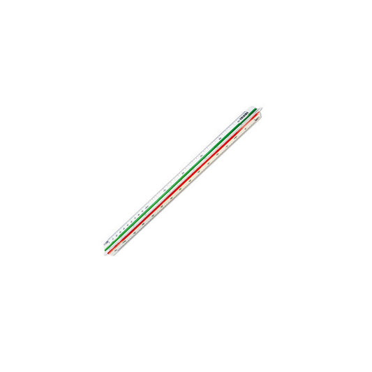 Scalimetro Isoteck - 30cm - per edilizia - scale 1:100-200-250-300-400-500 - Arda