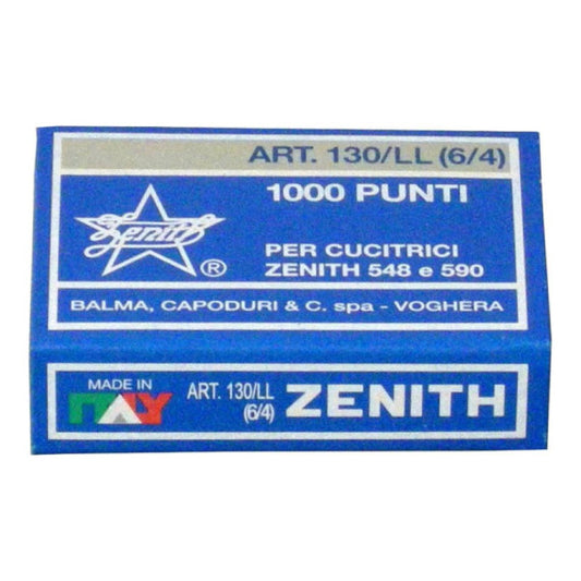 Scatola 1000 punti metallici ZENITH 130/LL 6/4 - 0301306401