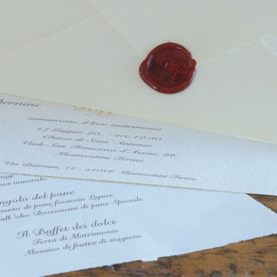 Scatola 50 biglietti partecipazione a libro + busta Medioevale - Kartos