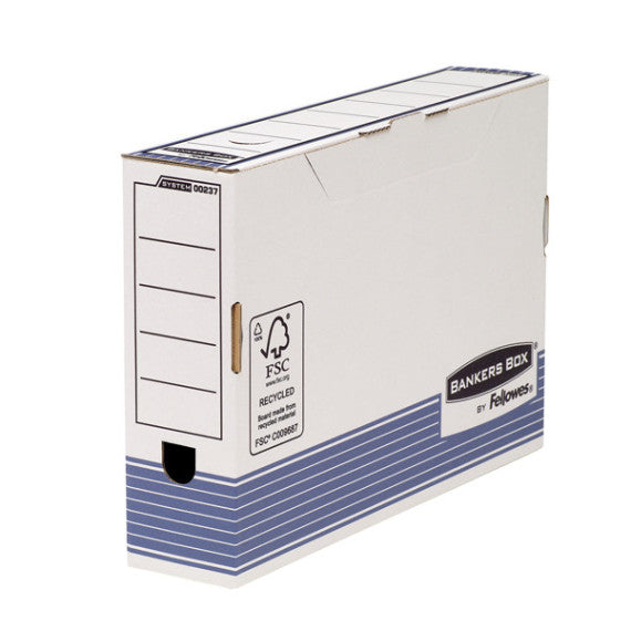 Scatola archivio Bankers Box System - formato legale - 25,5x36 cm - dorso 8 cm - Fellowes