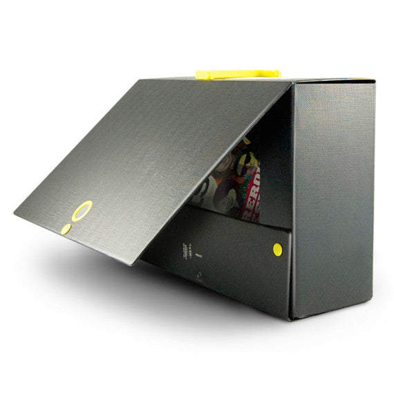Scatola archivio Big Next - dorso 16 cm - 25x35 cm - nero/verde - Sei Rota