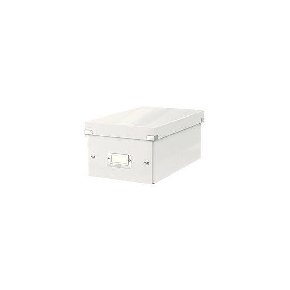 Scatola archivio Click & Store - per DVD - 20,6x14,7x35,2 cm - bianco - Leitz