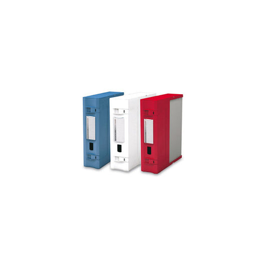 Scatola archivio Combi Box E600 - dorso 9 cm - 29,8x36,2 cm - rosso - Fellowes