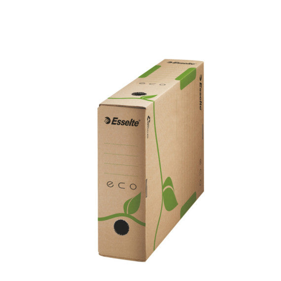 Scatola archivio EcoBox - dorso 8 cm - 32,7x23,3 cm - Esselte