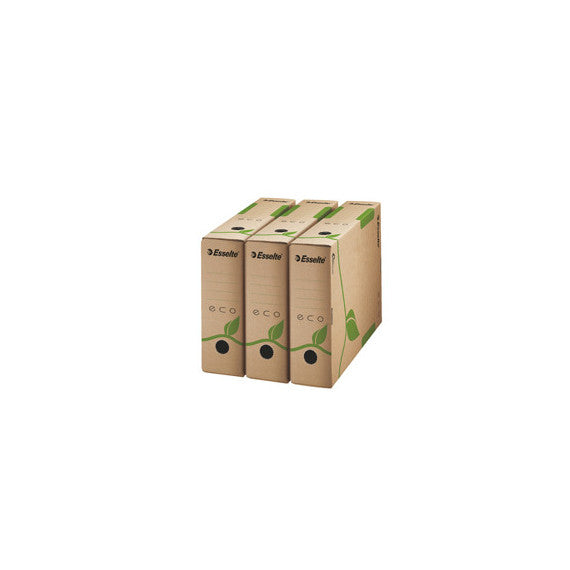 Scatola archivio EcoBox - dorso 8 cm - 32,7x23,3 cm - Esselte