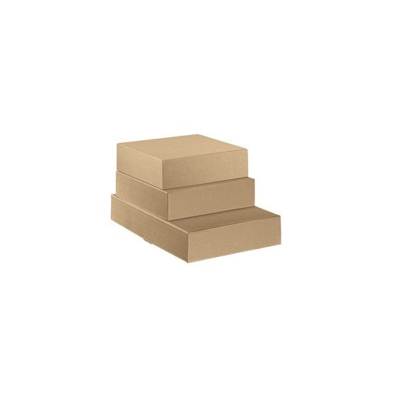 Scatola cantinetta - 2 bottiglie - 34 x 18,5 x 9 cm - cartone onda - avana - Scotton