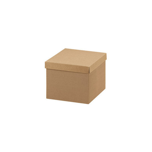 Scatola - con coperchio - 40 x 28,5 x 24 cm - cartone onda - avana - Scotton