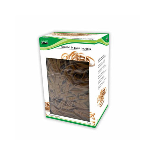 Scatola elastici a fettuccia in caucciù Lebez Ø 100 mm - 1 Kg - 75511