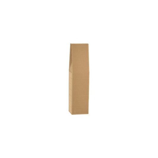 Scatola Onda - 1 bottiglia - in cartone - 9 x 9 x 37 cm - avana - Scotton