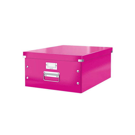 Scatola per archiviazione universale ''L'' Leitz CLICK & STORE 36,9x20x48,2 cm Leitz fucsia metallizzato - 60450023