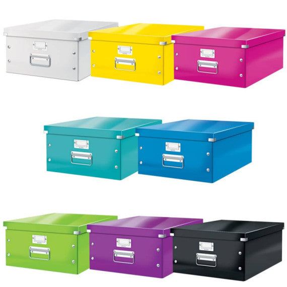 Scatola per archiviazione universale ''L'' Leitz CLICK & STORE nero 36,9x20x48,2 cm 60450095