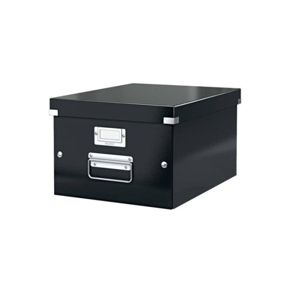 Scatola per archiviazione universale ''M'' Leitz CLICK & STORE nero 28,1x20x37 cm - 60440095