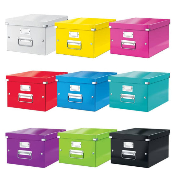 Scatola per archiviazione universale ''M'' Leitz CLICK & STORE nero 28,1x20x37 cm - 60440095