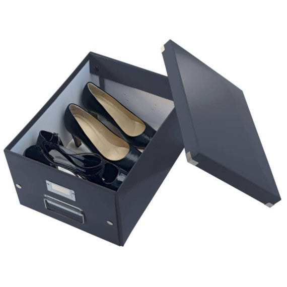 Scatola per archiviazione universale ''M'' Leitz CLICK & STORE nero 28,1x20x37 cm - 60440095