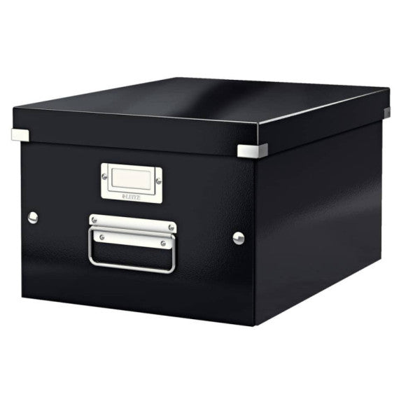 Scatola per archiviazione universale ''M'' Leitz CLICK & STORE nero 28,1x20x37 cm - 60440095