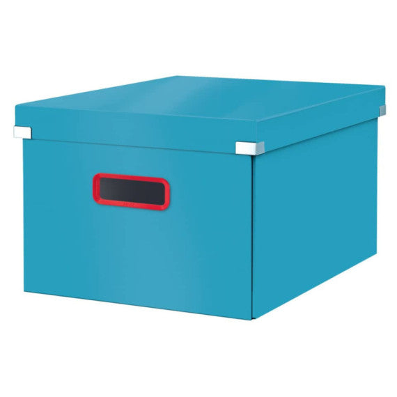 Scatola per archivio Medium Click & Store Cosy - 281x200x370 mm Leitz blu calmo - 53480061