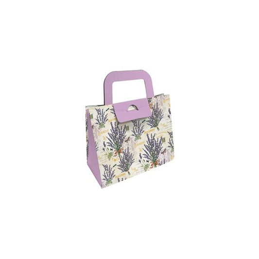 Scatola portaoggetto - fantasia Lavanda - 27 x 22,5 x 12,5 cm - Kartos