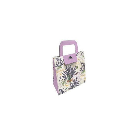Scatola portaoggetto - fantasia Lavanda - 8 x 9,5 x 5 cm - Kartos