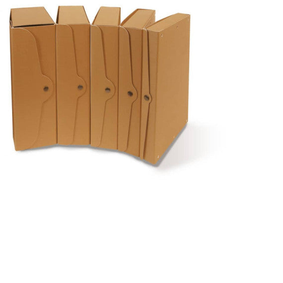 Scatola portaprogetti con bottone in cartone EURO-CART 35x25 cm dorso 10 cm FMCXCPECO10AV