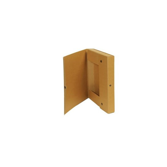 Scatola progetto - dorso 8 cm - 25x35 cm - cartone FSC - avana - Starline