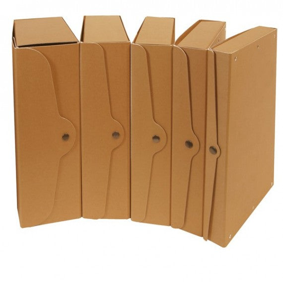 Scatola progetto - dorso 8 cm - 25x35 cm - cartone FSC - avana - Starline