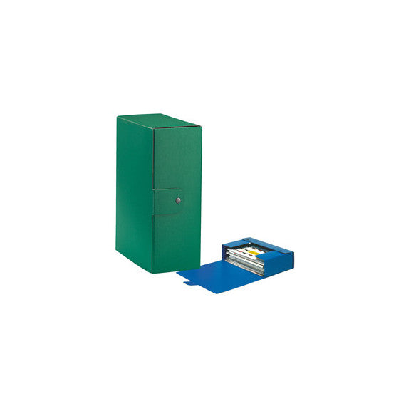 Scatola progetto Eurobox - dorso 12 cm - 25x35 cm - verde - Esselte