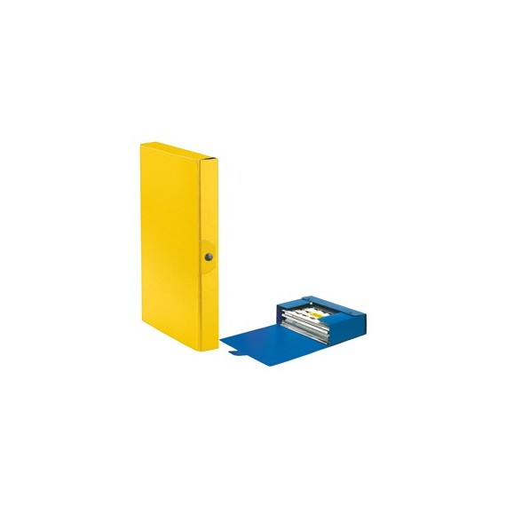 Scatola progetto Eurobox - dorso 4 cm - 25x35 cm - giallo - Esselte