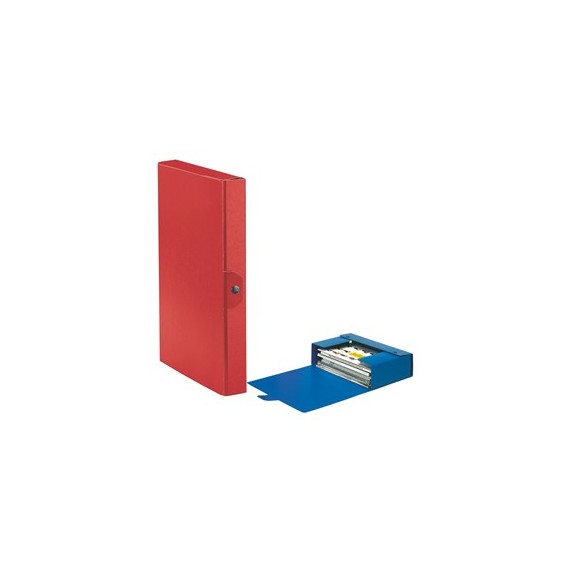 Scatola progetto Eurobox - dorso 4 cm - 25x35 cm - rosso - Esselte
