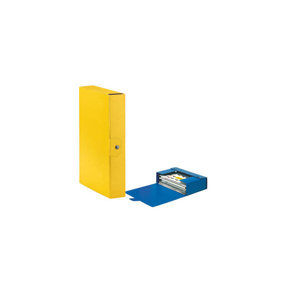 Scatola progetto Eurobox - dorso 6 cm - 25x35 cm - giallo - Esselte