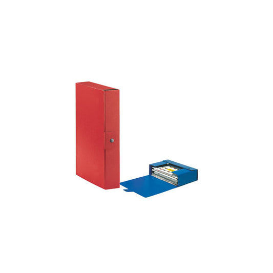 Scatola progetto Eurobox - dorso 6 cm - 25x35 cm - rosso - Esselte