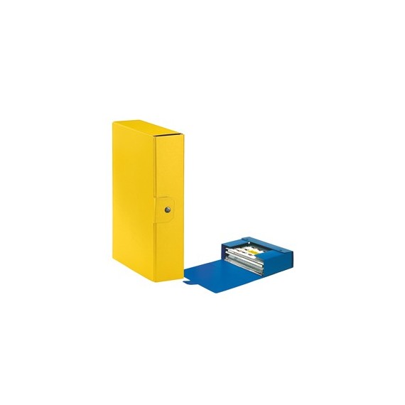 Scatola progetto Eurobox - dorso 8 cm - 25x35 cm - giallo - Esselte