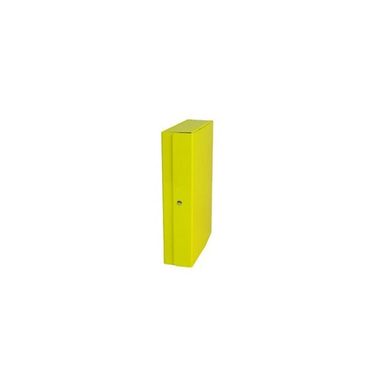 Scatola progetto Glossy - dorso 8 cm - giallo - Starline
