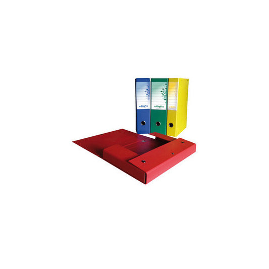 Scatola progetto KingPro - con portaetichetta - dorso 6 cm - blu - Starline