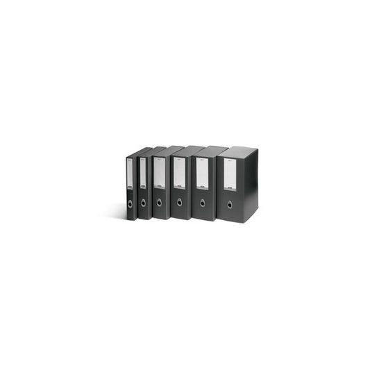Scatola progetto Plus Vip - 34,5x24,5 cm -  dorso 12 cm - grigio antracite - Fellowes
