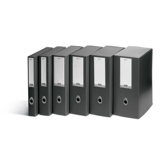 Scatola progetto Plus Vip - 34,5x24,5 cm - dorso 15 cm - grigio antracite - Fellowes