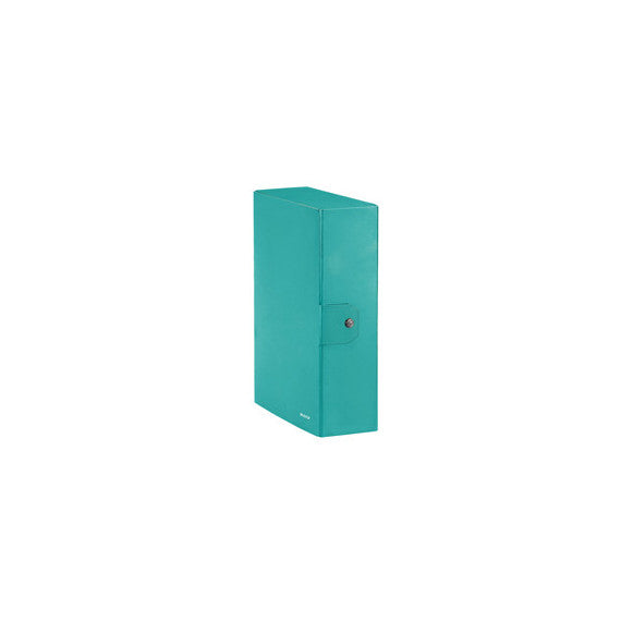 Scatola progetto WOW - dorso 10 cm - acquamarina metallizzato - Leitz