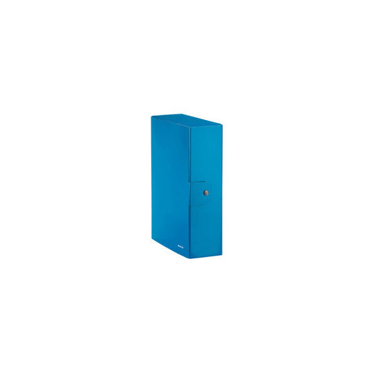 Scatola progetto WOW - dorso 10 cm - blu metallizzato - Leitz