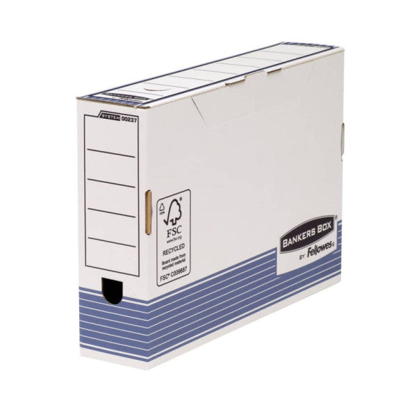 Scatole archivio FELLOWES Bankers Box® System 8,5x36,6x25,8 cm blu/bianco legal 0023701