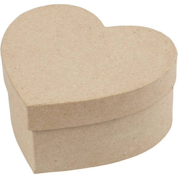 Scatole in cartapesta Creativ Company di varie misure in conf. da 3 pezzi forma di cuore - 263760