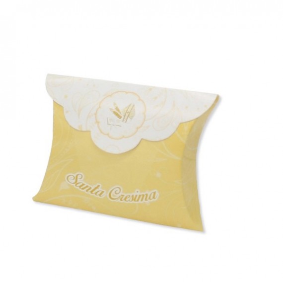 Scatolina portaconfetti - Cresima - carta - 10 x 8 x 3 cm - Big Party - conf.25 pezzi