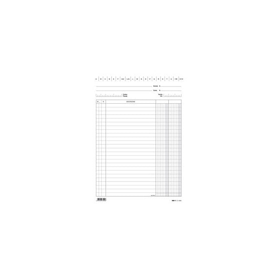 Schede - 2 colonne - 24x17 cm (verticale) - Edipro - bianco - conf. 100 pezzi