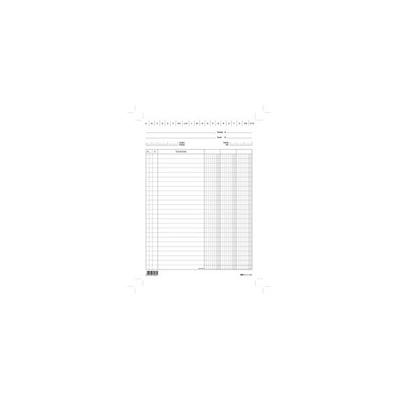 Schede - 3 colonne - 29,7x21 cm (verticale) - Edipro - bianco - conf. 100 pezzi