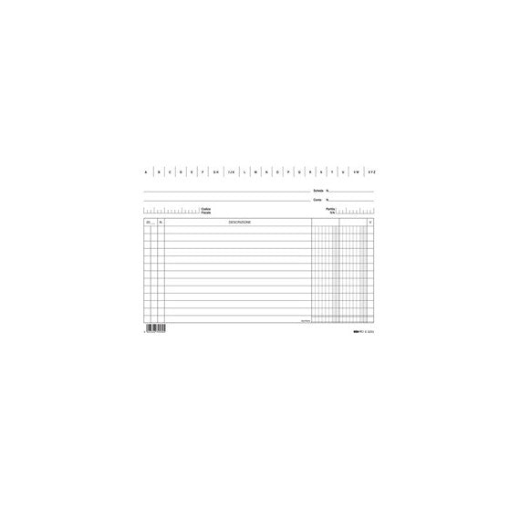 Schede in cartoncino 2 colonne - 15 x 21 cm orizzontale - Edipro - conf. 100 pezzi